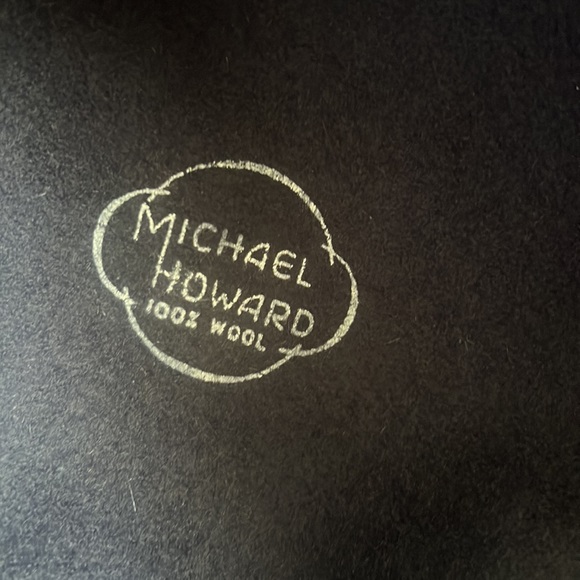 50’s Vintage MICHEAL HOWARD 100% wool Vintage hat front tie - Picture 4 of 8